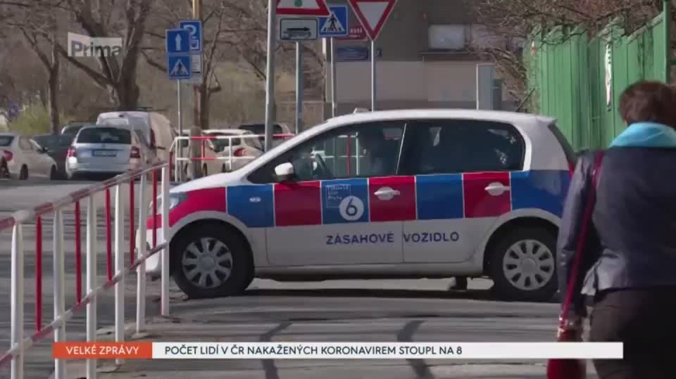 04.03. 2020 VELKÉ ZPRÁVY: POČET LIDÍ V ČR NAKAŽENÝCH KORONAVIREM STOUPL NA 8
